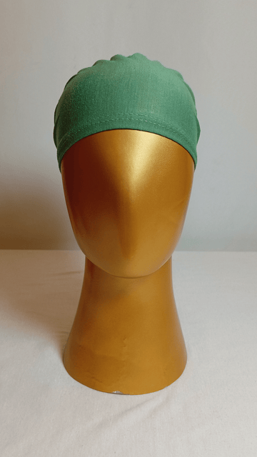 Plain Tie Back Cap  - Light Green